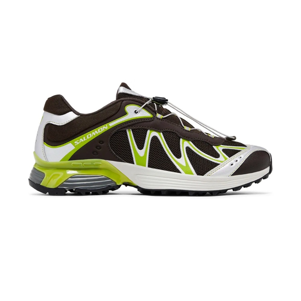 Salomon Green and Brown Athletic Shoes